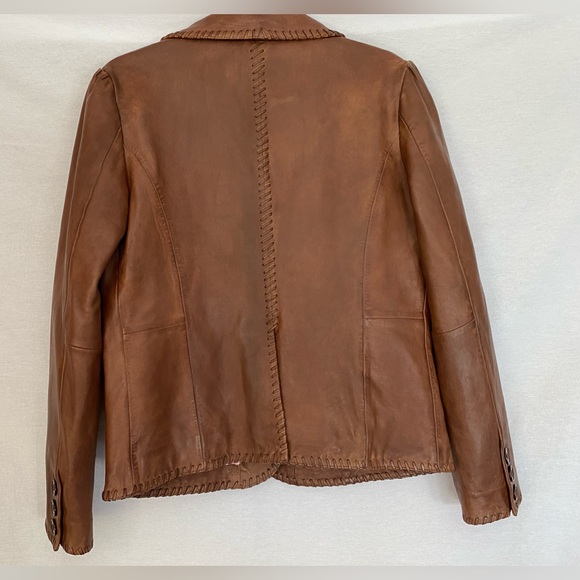 Sundance Annie Belle Leather Blazer - Picture 7 of 16